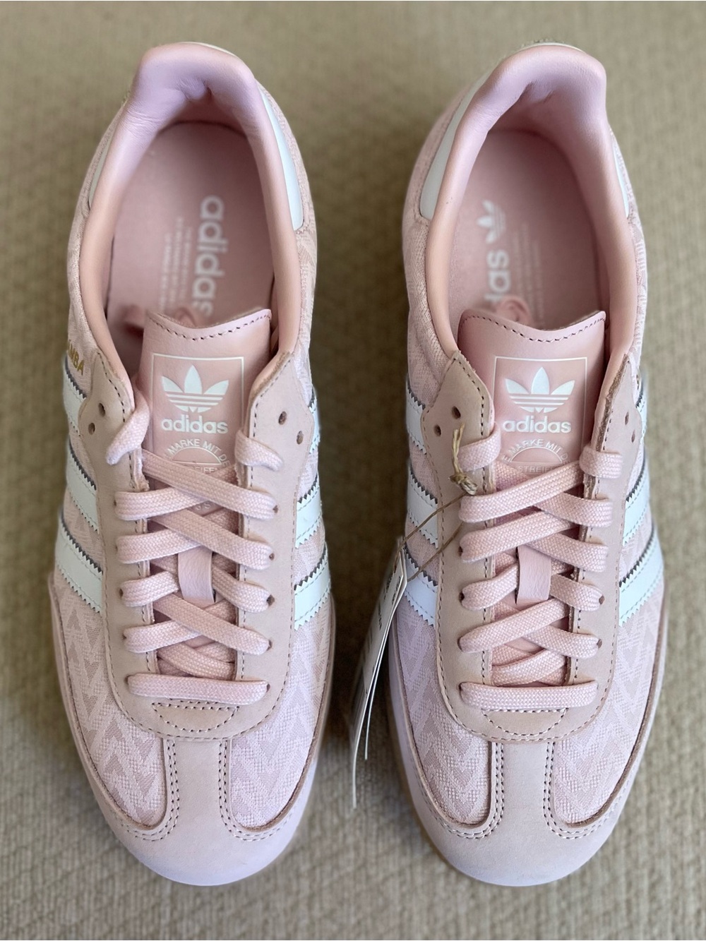 Size 8.5w - adidas Samba OG W Sand Pink IH3977 Women’s BRAND NEW - Picture 2 of 10